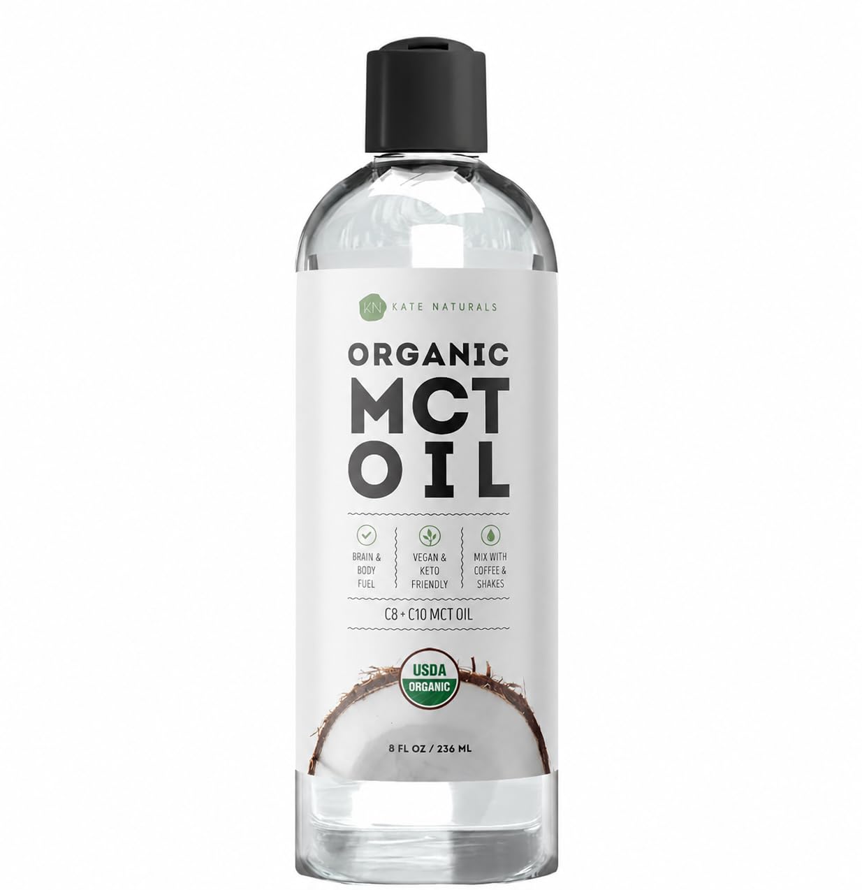 Amazon.com: Kate Naturals MCT Oil for Coffee. Pure Coconut MCT C8